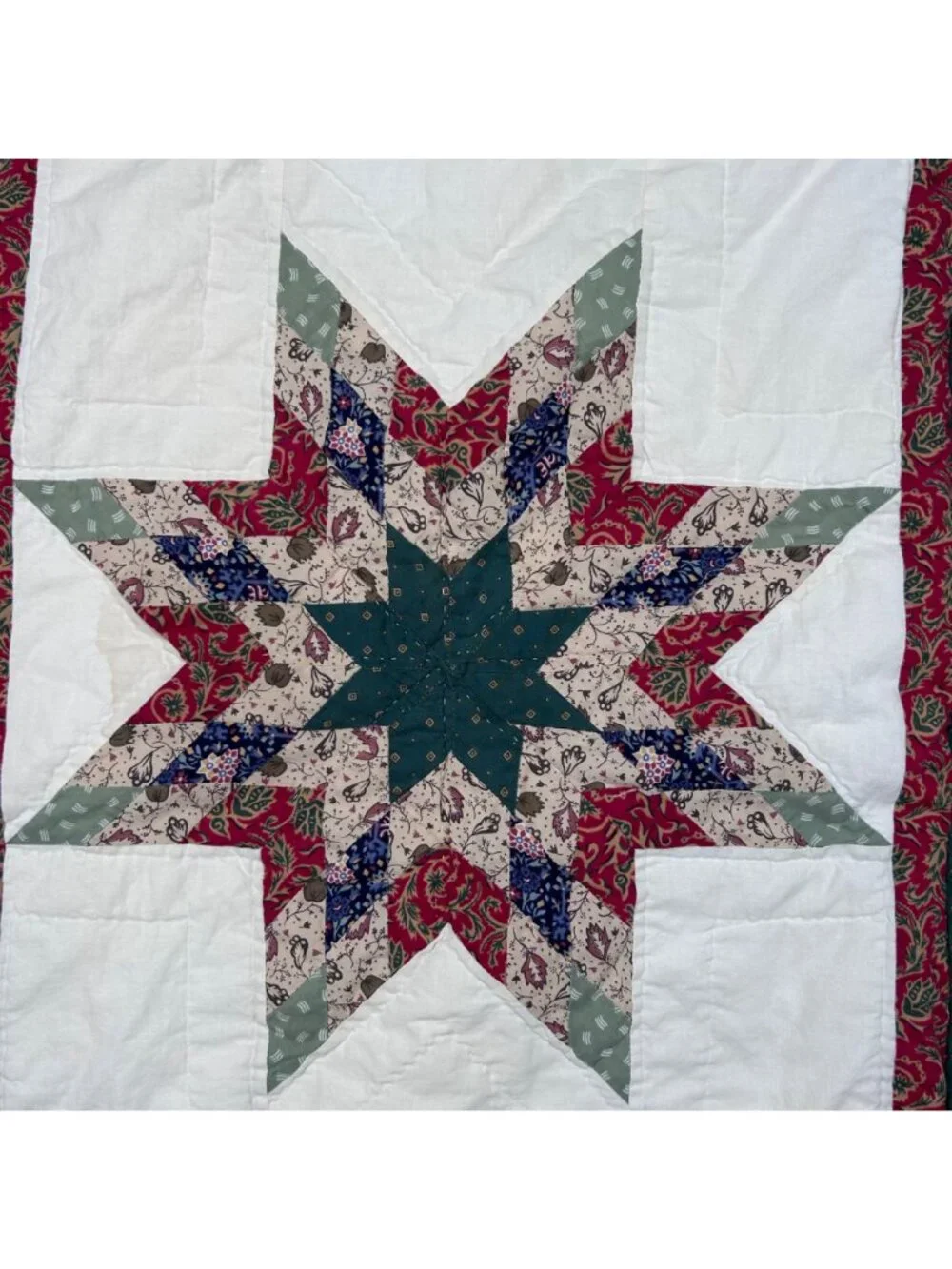 Quilted Pillow Sham Country Cottage Cozy Decoration Textiles